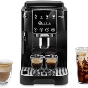 De’Longhi Magnifica Start Automatic Espresso Machine with Manual Milk Frother & Built in Grinder – 3 One-Touch Recipes, Easy-to-Clean, Home Barista Coffee Maker for Lattes, Cappuccino, Iced Coffee